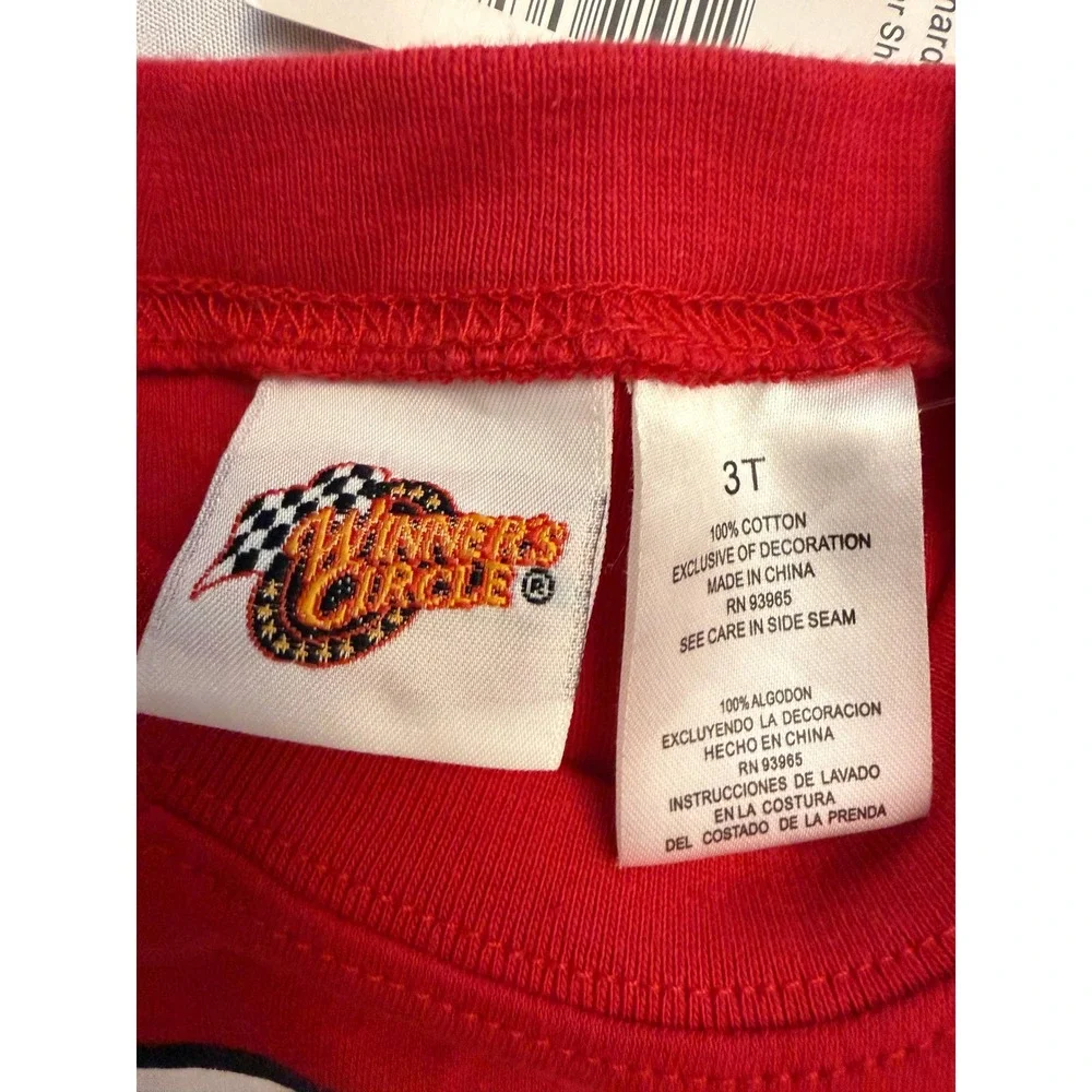Winners Circle NASCAR Dale Earnhardt Jr 8 Kids T-Shirt Shorts Set Red Black 3T